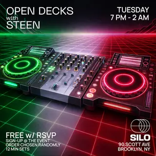 Open Decks with STEEN at SILO Open Decks with STEEN at SILO