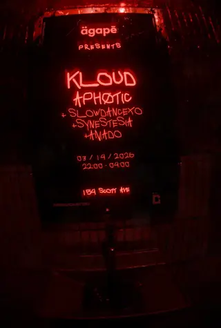 AGAPĒ PRESENTS: KLOUD + Aphøtic New York 2026 | Lineup & Event Details - EDM news article AGAPĒ PRESENTS: KLOUD + Aphøtic New York 2026 | Lineup & Event Details - EDM news article