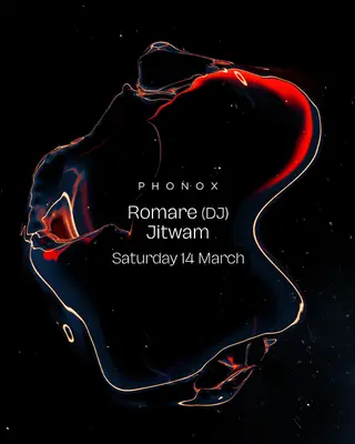 Phonox: Romare (DJ) & Jitwam at Phonox Phonox: Romare (DJ) & Jitwam at Phonox