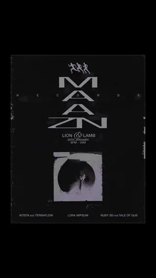 Maazn presents Lora Mipsum, Ruby SD & Kitsta at The Lion and Lamb