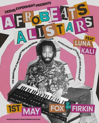 Afrobeats Allstars feat. Luna Kali at The Fox and Firkin