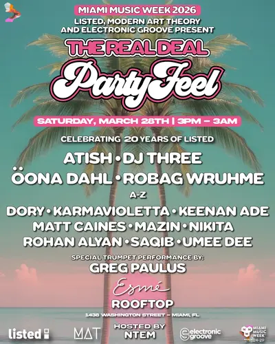 The Real Deal Party Feel '26 MMW ft. Atish, DJ Three, Öona Dahl, Robag Wruhme & more - EDM event at Esme Hotel Roofrop Miami Beach in Miami