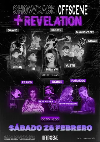 OFF SCENE + REVELATION at Malvaloca Fuenlabrada