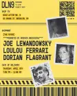 Joe Lewandowsky, Loulou Ferrari, Dorian Flagrant - presented by Groover Obsessions New York 2026 - Events EDM news from EDMDanceDirectory.com
