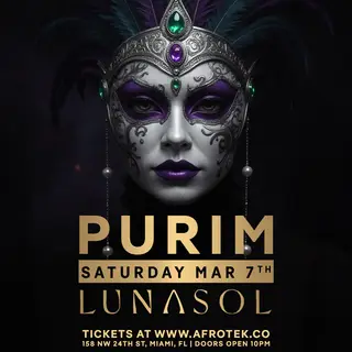 Purim at TBA - Lunasol