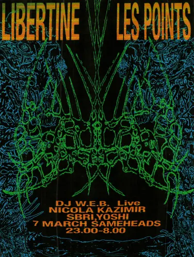 Libertine Records X Les Points - EDM event at Sameheads in Berlin