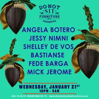 Angela Botero, Jessy Nimni, Shelley De Vos & More at Do Not Sit On The Furniture Angela Botero, Jessy Nimni, Shelley De Vos & More at Do Not Sit On The Furniture
