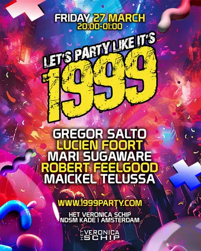 1999 - EDM event at Veronica Schip in Amsterdam