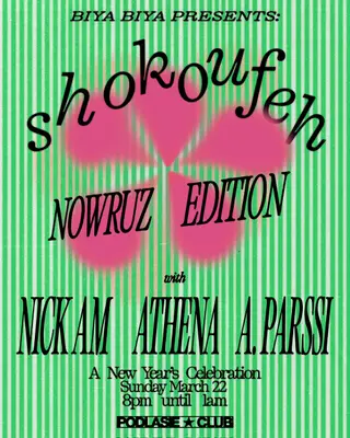 Biya Biya: Shokoufeh (Nowruz edition) at Podlasie Club