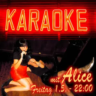 Karaoke mit Alice at Marea Alta Karaoke mit Alice at Marea Alta