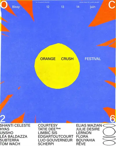 Orange Crush Festival 2026 - EDM event at TBA - Ferme de Bissy, Rue de Bissy, Bonnelles, France in Paris