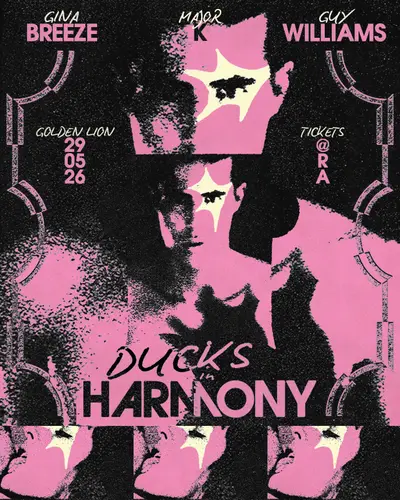 Ducks in  Harmony present Guy Williams + Gina Breeze - EDM event at The Golden Lion in Manchester