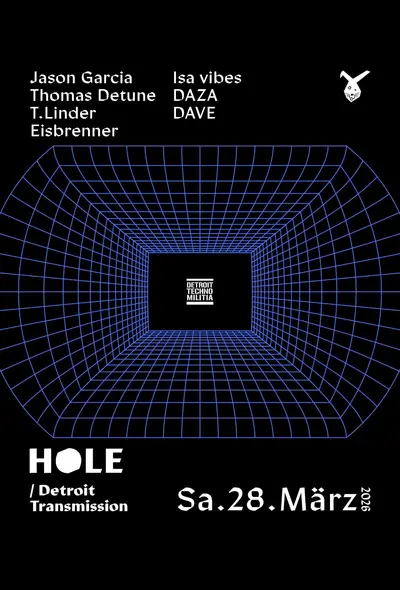 HOLE / Detroit Transmission - EDM event at Der Weiße Hase in Berlin