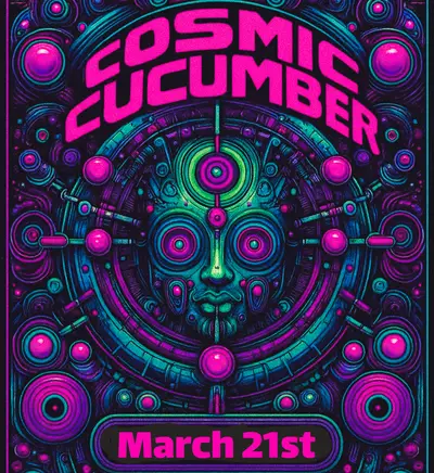 Cosmic Cucumber - EDM event at Basing House in London