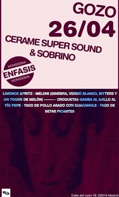 ÉNFASIS en Monnissima ÉNFASIS en Monnissima - EDM event at Monissima in Madrid