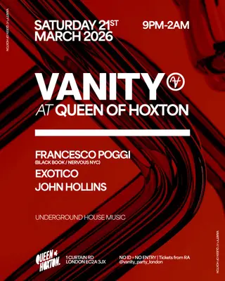 VANITY at Queen Of Hoxton