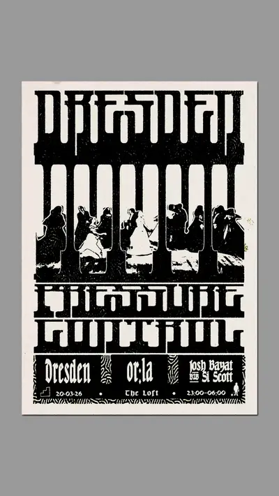 pressure control x The Loft: Dresden, Or:la & Simon Scott b2b Josh Bayat - EDM event at The Loft in Paris