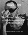 LISTENING SESSION: chameleon greenroom with fleet.dreams thumbnail