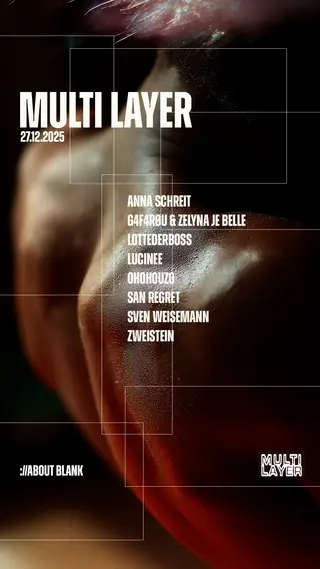 Multilayer at blank w/ Anna Schreit, Lucinee, Sven Weisemann at ://about blank