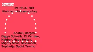 Klubnacht Rosenmontag at Gewölbe Klubnacht Rosenmontag at Gewölbe