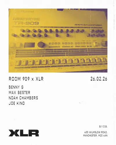 Room 909 x XLR Room 909 x XLR - EDM event at XLR in Paris