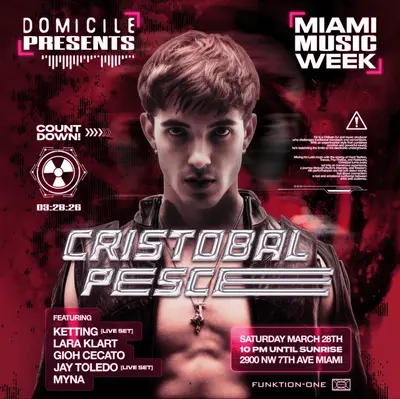 Cristobal Pesce - EDM event at Domicile in Detroit