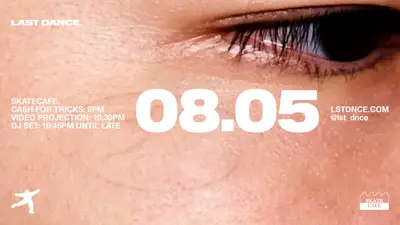 LAST DANCE - EDM event at Skatecafe in Amsterdam