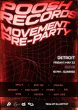 Poosh Records // Movement Pre-Party Edition Detroit 2026 | Lineup - Events EDM news from EDMDanceDirectory.com