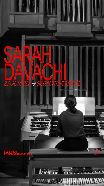 Sarah Davachi - EDM event at Gedächtniskirche in Berlin