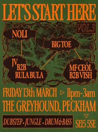 Let's Start Here Vol.3 at The Greyhound