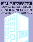 Public House Hifi presents Bill Brewster (Low Life/DJ History) Paris 2026 EDM news from EDMDanceDirectory.com