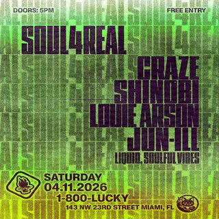 BeatCamp presents: SOUL4REAL at 1-800-Lucky BeatCamp presents: SOUL4REAL at 1-800-Lucky