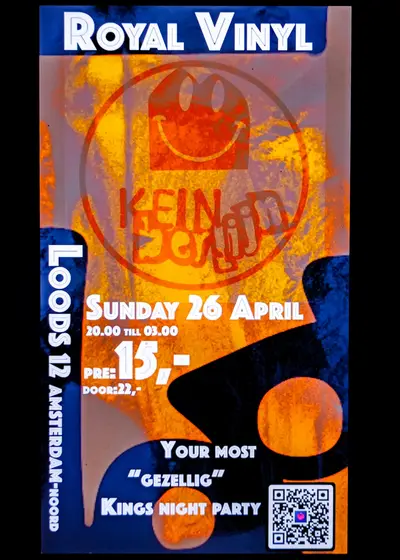 ROYAL VINYL- King's Night - EDM event at Loods 12 in Amsterdam