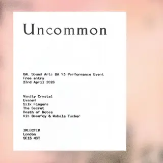 UNCOMMON at IKLECTIK UNCOMMON at IKLECTIK