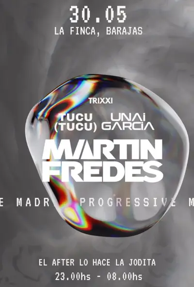 MARTIN FREDES - Jodita Techno - EDM event at TBA - La Finca in Miami