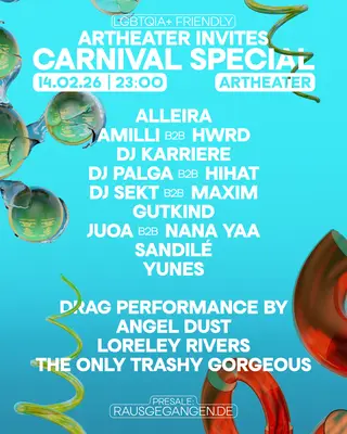 Artheater Invites - Carnival Special at Artheater