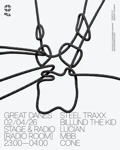 Great Danes presents: Label Launch [GDVA001] - EDM event at The Radio Room @ Stage & Radio in Manchester