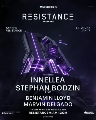 Resistance - Innellea, Stephan Bodzin at M2 Miami