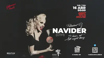 ★★★ Deep, Tech, House by Navider - EDM event at Slow Club in Barcelona