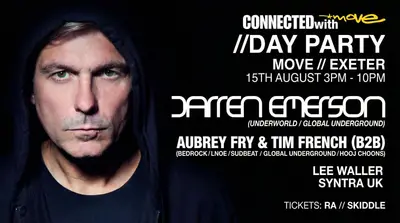 CONNECTEDwith Darren Emerson - EDM event at Move in Brussels