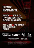 Visceral Room x KUNST -             II ANIVERSARIO w/ Biorc , RVDMNTL  Madrid 2026 - Events EDM news from EDMDanceDirectory.com