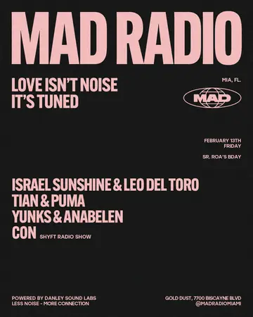 SR. ROA'S BDAY: Israel Sunshine & Leo Del Toro, TIAN & PUMA, YUNKS & ANABELEN at Mad Radio Miami SR. ROA'S BDAY: Israel Sunshine & Leo Del Toro, TIAN & PUMA, YUNKS & ANABELEN at Mad Radio Miami