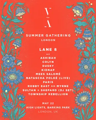 Lane 8 presents TNH TEN - Summer Gathering London at High Lights - Barking Park Lane 8 presents TNH TEN - Summer Gathering London at High Lights - Barking Park