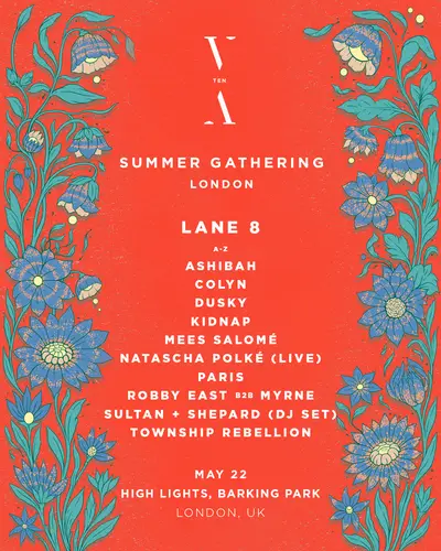 Lane 8 presents TNH TEN - Summer Gathering London - EDM event at High Lights - Barking Park in London