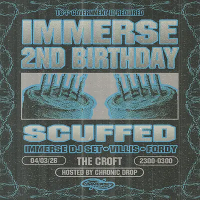 Immerse 2nd Birthday - EDM event at The Croft in Bristol