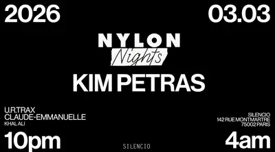 KIM PETRAS, u.r.trax, CLAUDE EMMANUELLE, KHAL ALI - EDM event at Silencio in Paris