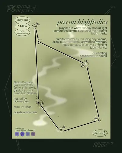 Pos on highfrolics - EDM event at pos studios in Amsterdam