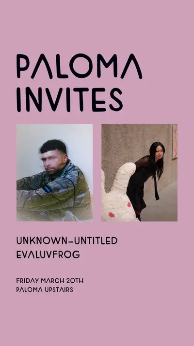 Paloma Invites - EDM event at Paloma in Berlin