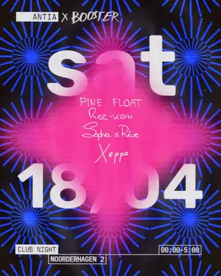 ANTIA CLUB NIGHT with BOOSTER at ANTIA