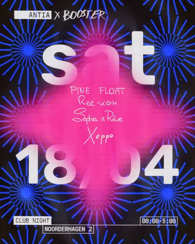 ANTIA CLUB NIGHT with BOOSTER - EDM event at ANTIA in All